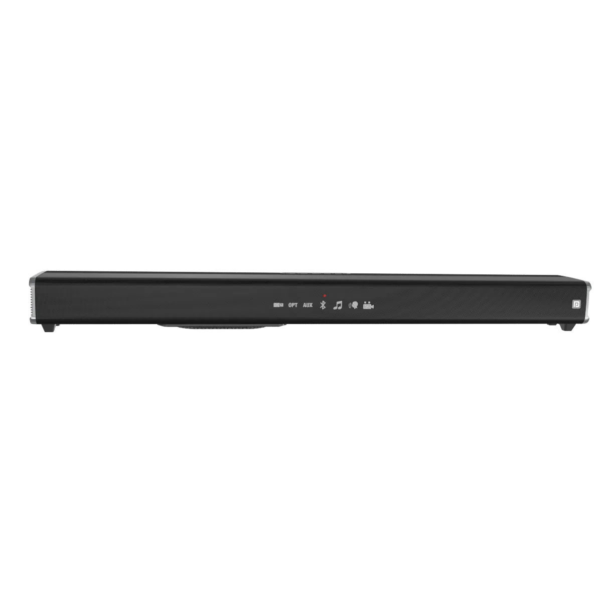 Portronics Sound Slick IV 120W Bluetooth Wireless Soundbar with Inbuilt Woofer LED Display 3.5mm Aux (Black) - Image 2