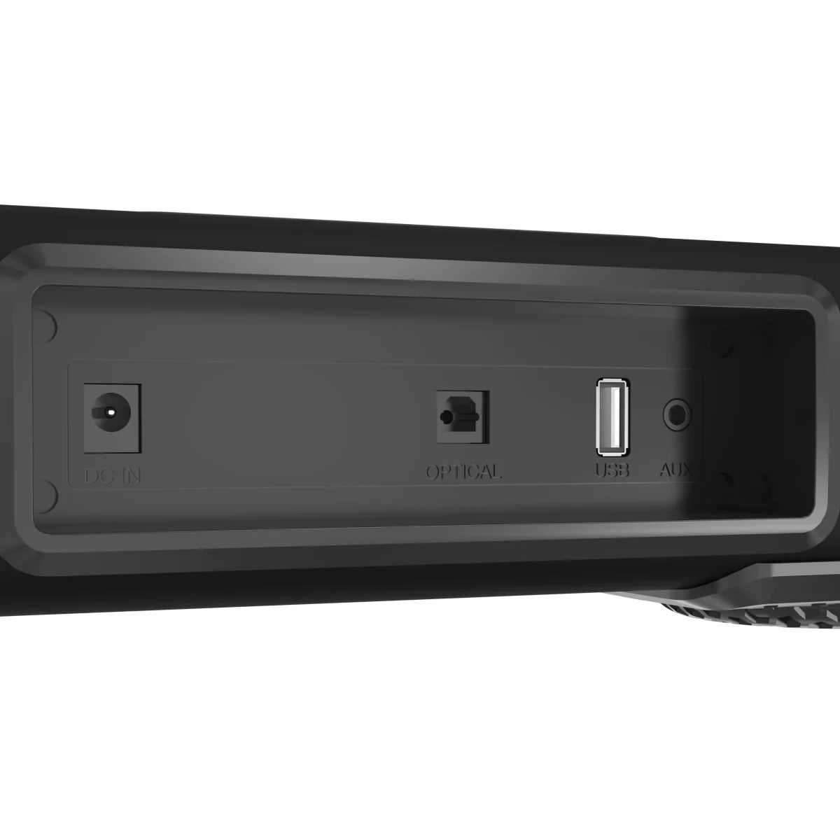 Portronics Sound Slick IV 120W Bluetooth Wireless Soundbar with Inbuilt Woofer LED Display 3.5mm Aux (Black) - Image 5