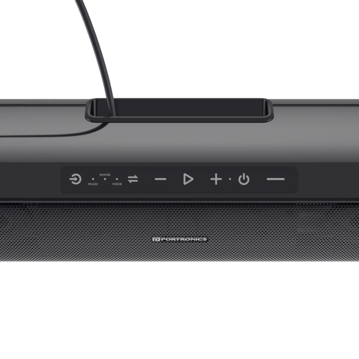 Portronics Sound Slick 6 60W Bluetooth Wireless Soundbar with Multiple Audio Mode 3.5mm Aux - Image 4