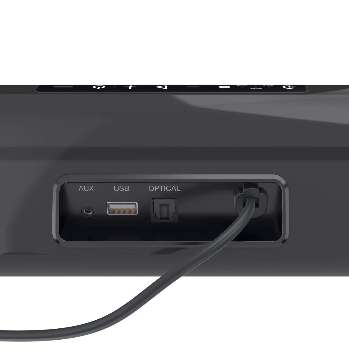Portronics Sound Slick 6 60W Bluetooth Wireless Soundbar with Multiple Audio Mode 3.5mm Aux - Image 5
