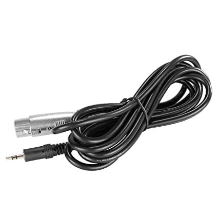 Low Noise Microphone Cable 3.5mm Male to XLR Female (2.5 Meter, Black) - Image 3