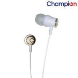 1400x1400 (3) Champion CHAMP401 In-Ear Earphones with Mic Premium Sound Quality & Comfortable Fit (White)