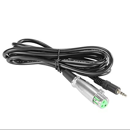Low Noise Microphone Cable 3.5mm Male to XLR Female (2.5 Meter, Black) - Image 4