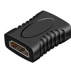 1_4.jpg HDMI Female to Female Type-A Coupler Extender | Converter for HDTV, TV Stick, Chromecast, Laptop, Projector (Black)