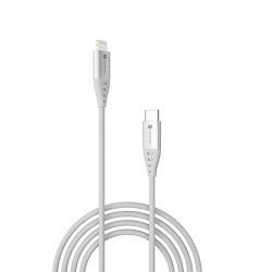 1_4_76dcce24-e00b-45ca-b90a-981e2f15241d.jpg Portronics Konnect L1 20W Type C to 8 Pin Quick Charging Cable with Nylon Braided, Metal Heads, 1 m Length for Smartphone