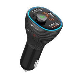 1_ea75491f-1593-4544-99eb-ce42ff63fc11.jpg Portronics Auto 15 Bluetooth - FM Transmitter In-Car Fast Charger (PD 20W+QC3.0) (Black)