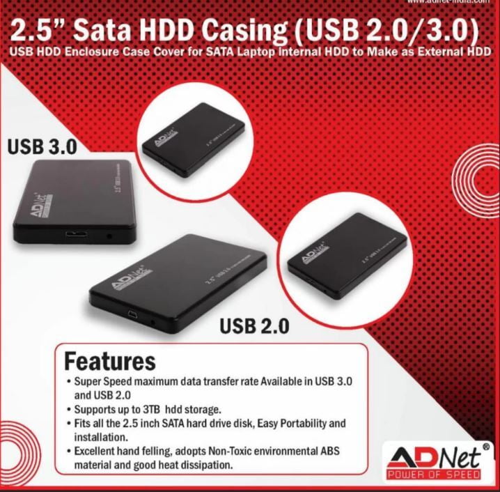 SATA to USB 3.0 External Hard Drive 6.35 cm (2.5 inch) Enclosure - Image 2