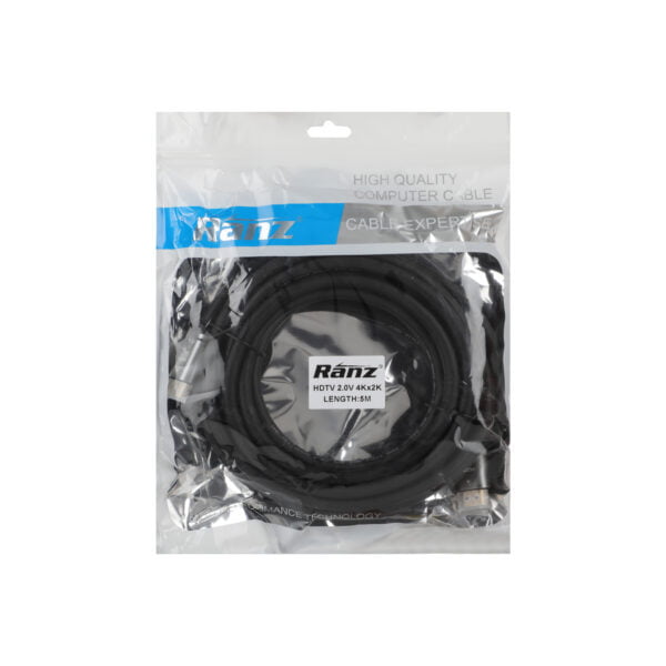 HDMI 4K Cable - Supports 4K 60Hz, Ultra HD, 3D, 1080p, Ethernet and Audio Return for TV, Laptop, PC, Monitor and Projector (5M) - Image 3