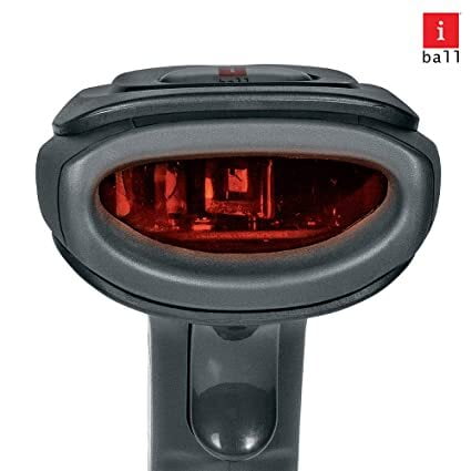 iBall WBS-650MV 2.4GHZ Wireless High-Speed 1D Barcode Scanner Reader (Grey) - Image 2