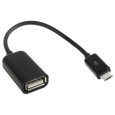 Micro to USB Female OTG Cable (Black) - Image 2