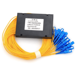 2 PLC Fiber Optic Splitter 1x16 (with connector) in ABS Box