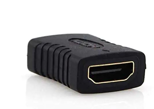 HDMI Female to Female Type-A Coupler Extender | Converter for HDTV, TV Stick, Chromecast, Laptop, Projector (Black) - Image 2