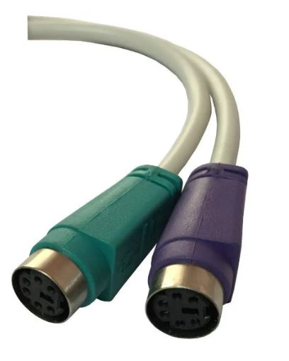 PS2 Active Adapter USB Type A Male to PS 2 Female Multicolor (Grey) - Image 3
