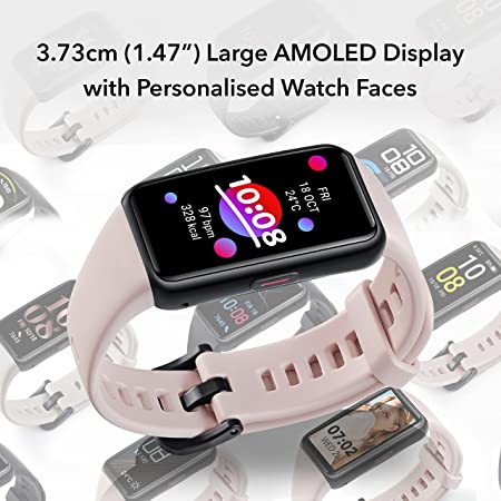 Honor Band 6 Smartwatch with AMOLED 3.73cm(1.47'')Display,14 Days Battery, SpO2, 24/7 Heart Rate, Stress & Sleep Monitor, Personalized Watch Faces - Image 3