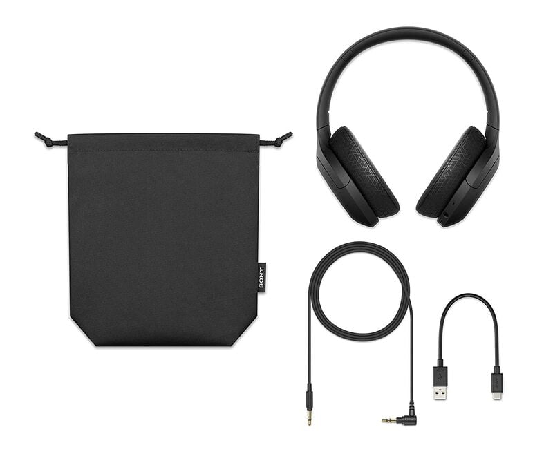 Sony WH-H910N Over-Ear Wireless Bluetooth Headphone with Mic (Black) - Image 3