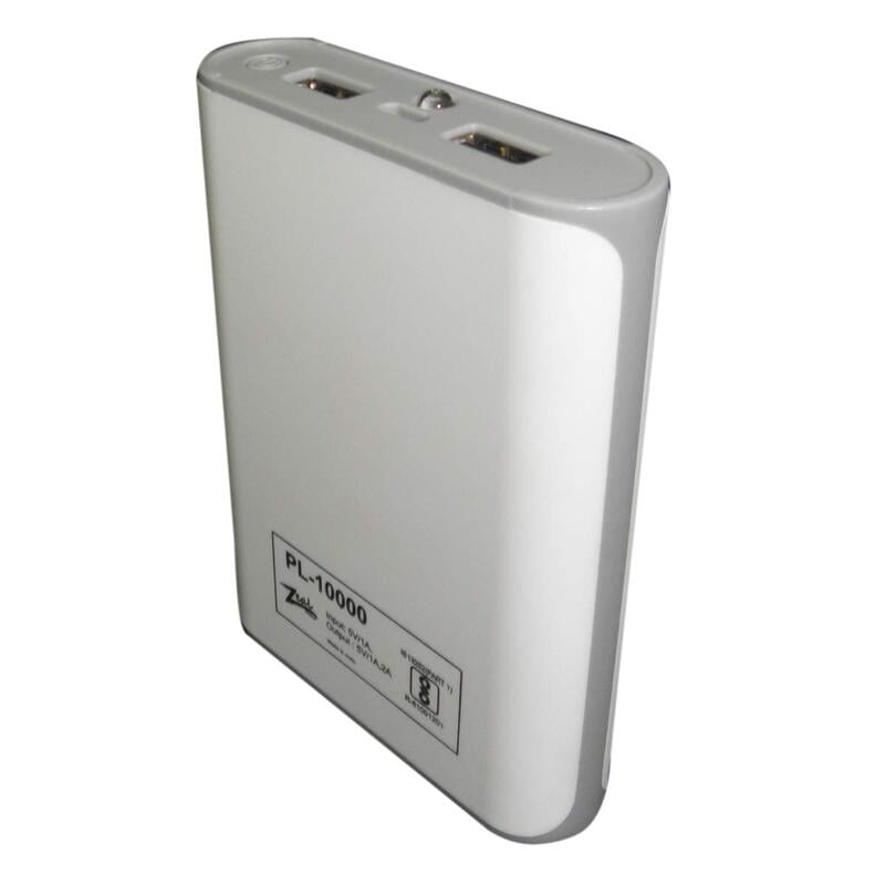 Zeal PL-10000 10400mAh Power Bank (White & Grey) - Image 3