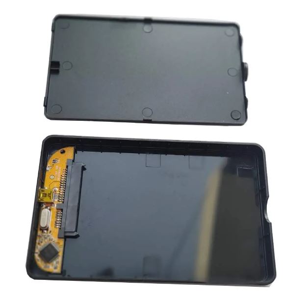 USB 2.0 Hard Drive Disk (HDD) External Enclosure Casing 2.5"(6.35)cm for Laptop/PC (Black) - Image 2