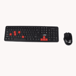 31 Wireless AD-516 2.4G Keyboard and Mouse Combo Set for PC Laptop Windows Mac (Black)