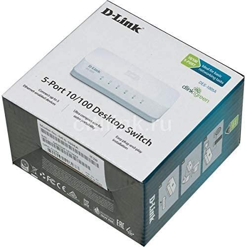 D-Link DES-1005C 5-Port 10/100 Mbps Unmanaged Desktop Switch - Image 4
