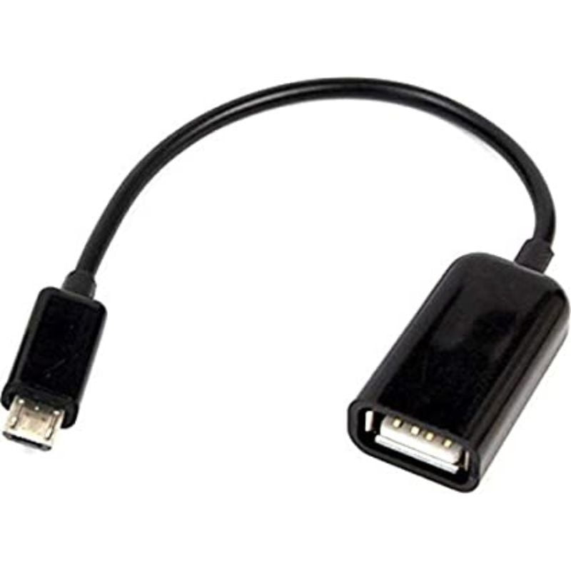 Micro to USB Female OTG Cable (Black) - Image 4