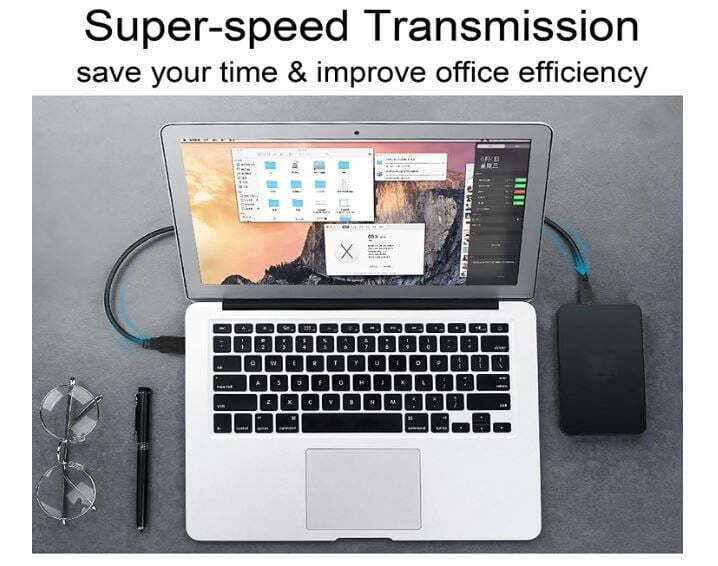 USB 2.0 A to 5 pin B Cable for External HDDS/Camera/Card Readers - 1.5M - Image 4