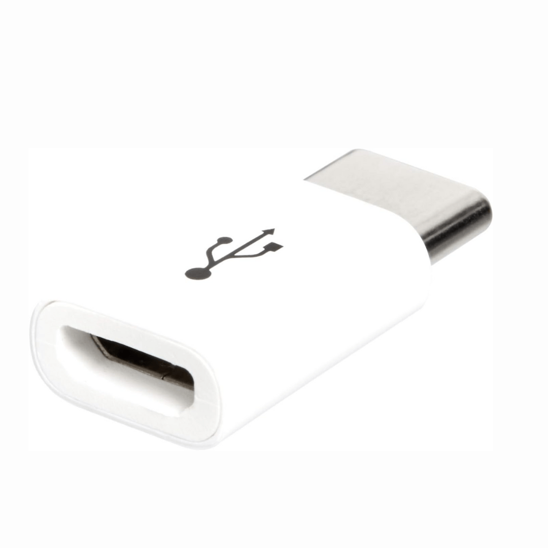 Champion USB Type C Adapter, Micro USB to USB C Adapter, Data Syncing and Charging Adapter (White) - Image 4