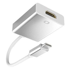 Type C to HDMI Adapter, 3.1 Type-C to HDTV Converter for Mac-Book Pro, New Air/iPad/Surface