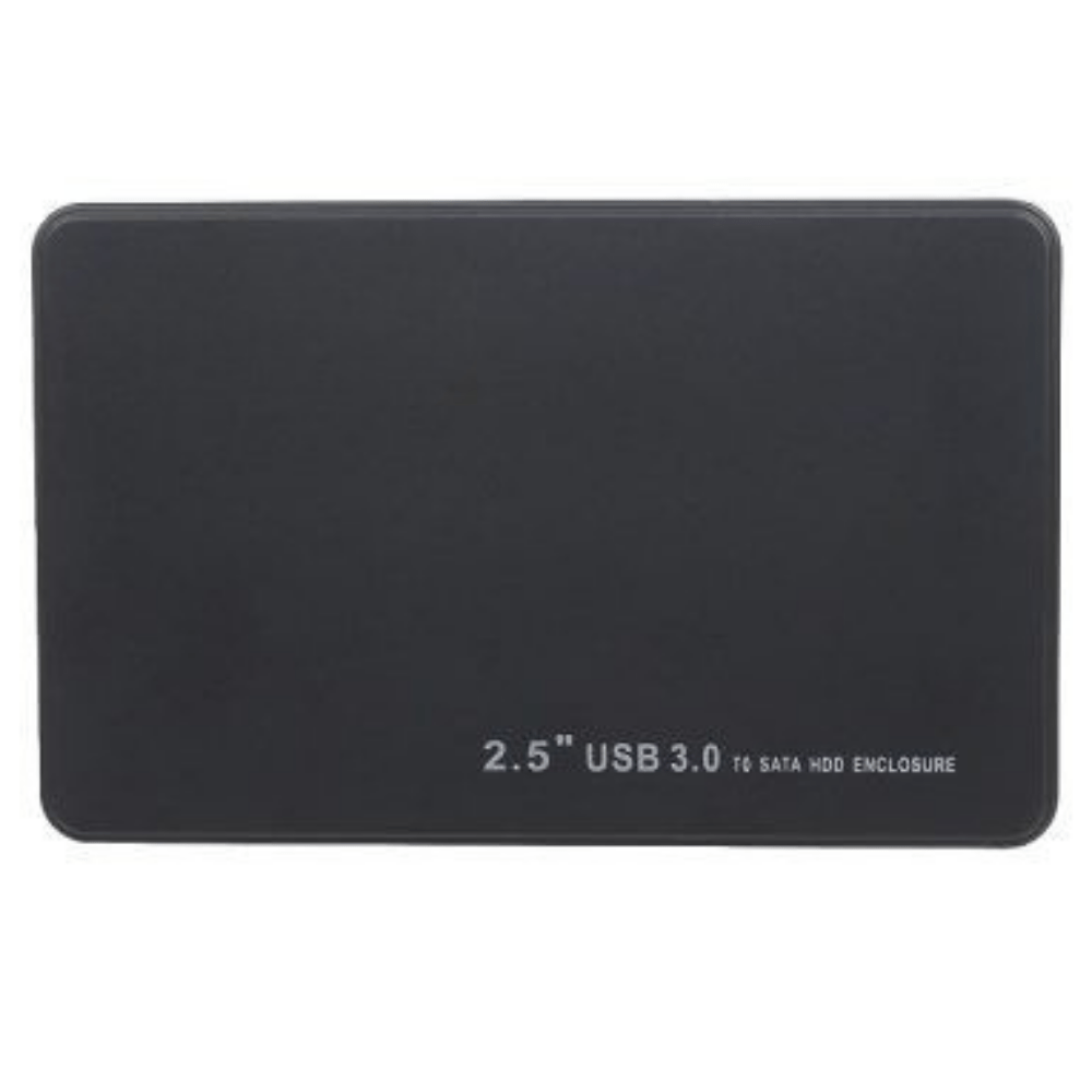 USB 3.0 HDD Enclosure 2.5" (6.35)cm Case for SATA SSD HDD High Speed (Black) - Image 2