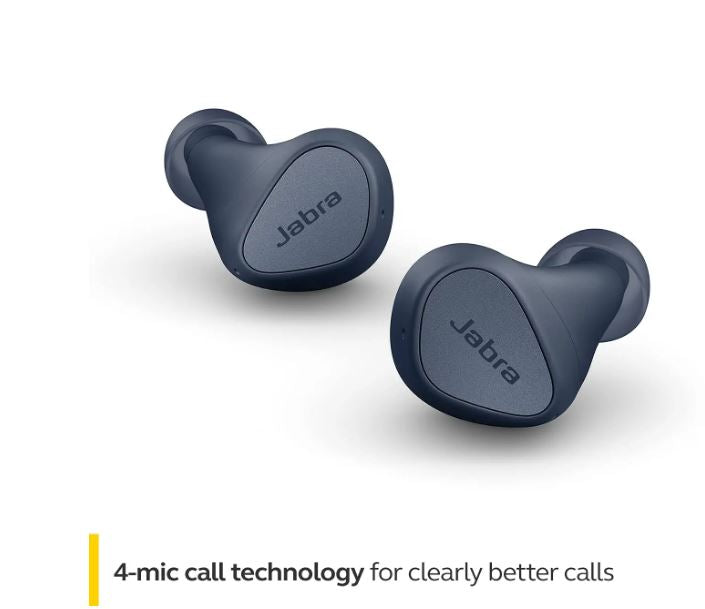 Jabra Elite 3 in Ear True Wireless Earbuds Noise Isolating with 4 Built-in Microphones for Clear Calls - Image 3