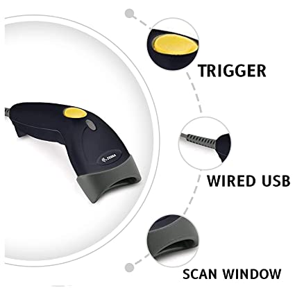 Zebra Symbol LS1203 Handheld Barcode Scanner - Image 4