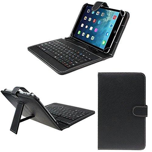 Champion 17.7cm (7inch )Micro USB Keyboard Tablet Case , Synthetic Leather Carry Cover for Samsung Tablet (Black) - Image 4