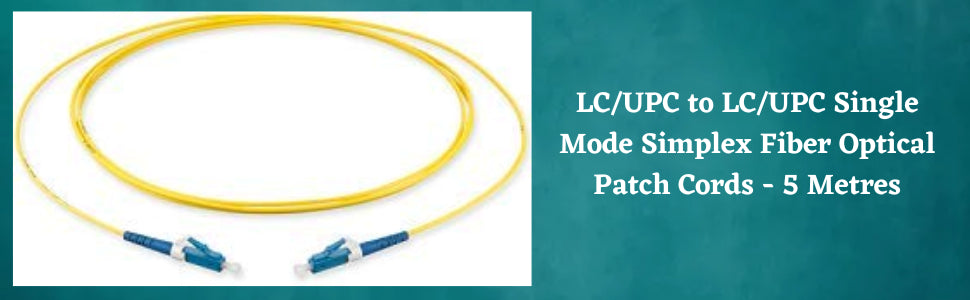 Revo LC/UPC to LC/UPC Single Mode Simplex Fiber Optical Patch Cords - 5 Metres - Image 3