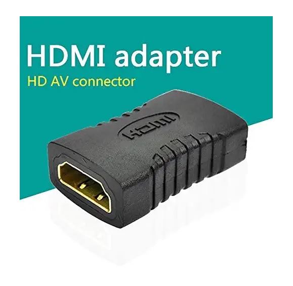 HDMI Female to Female Type-A Coupler Extender | Converter for HDTV, TV Stick, Chromecast, Laptop, Projector (Black) - Image 5