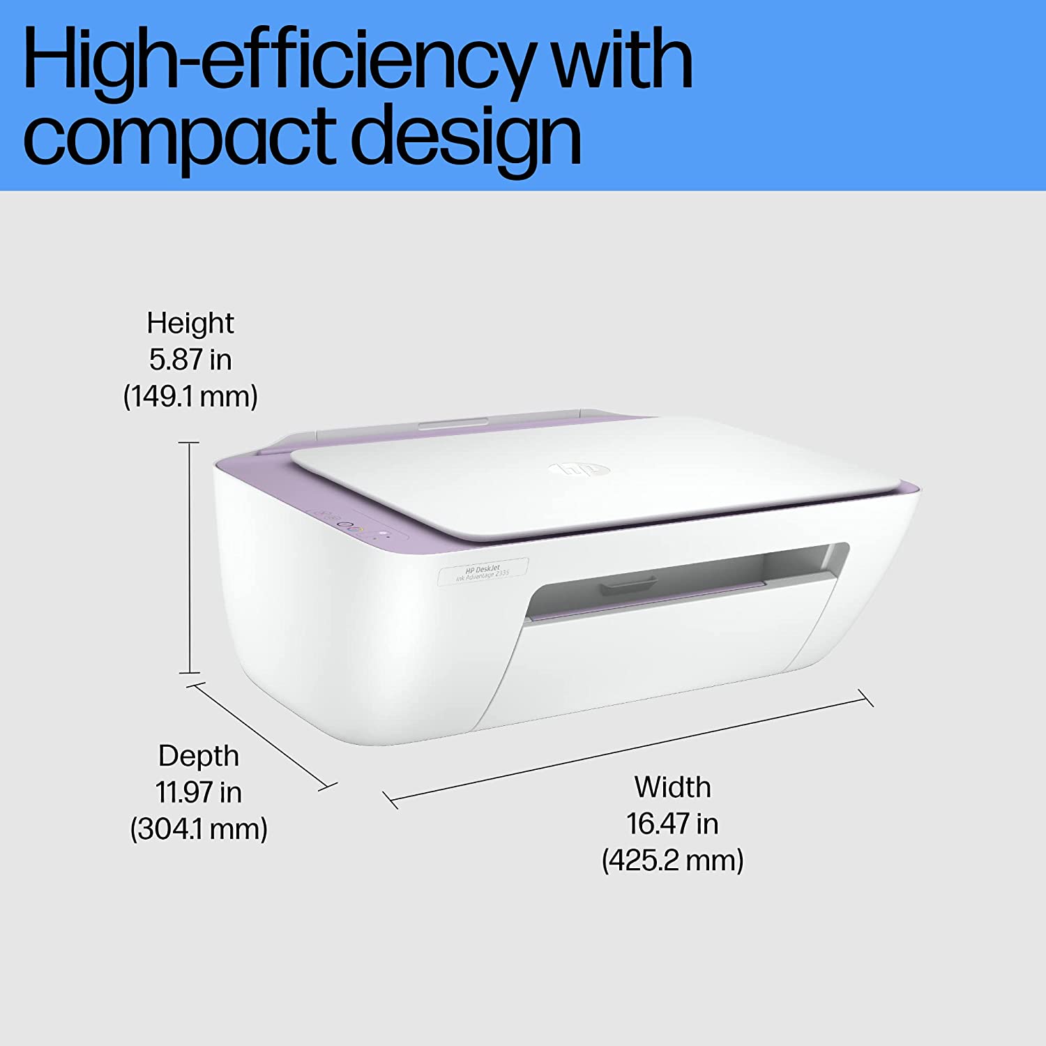 HP Deskjet Ink Advantage 2335 All-in-One Printer, Scanner and Copier for Home for Home scanning, Simple Setup for Everyday Usage Ideal for Home - Image 2