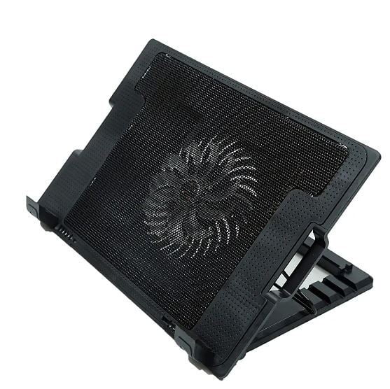 Laptop Cooling Pad AD-21, Single Fan Cooling Pad (Black) - Image 3
