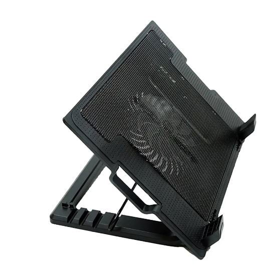 Laptop Cooling Pad AD-21, Single Fan Cooling Pad (Black) - Image 2