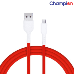 700x700_98de8fda-7002-456e-a9e0-d11d1280351e.png Champion USB to Micro 3Amp Data Sync & Charging Cable TPE for all Android & Micro USB Devices (Red)