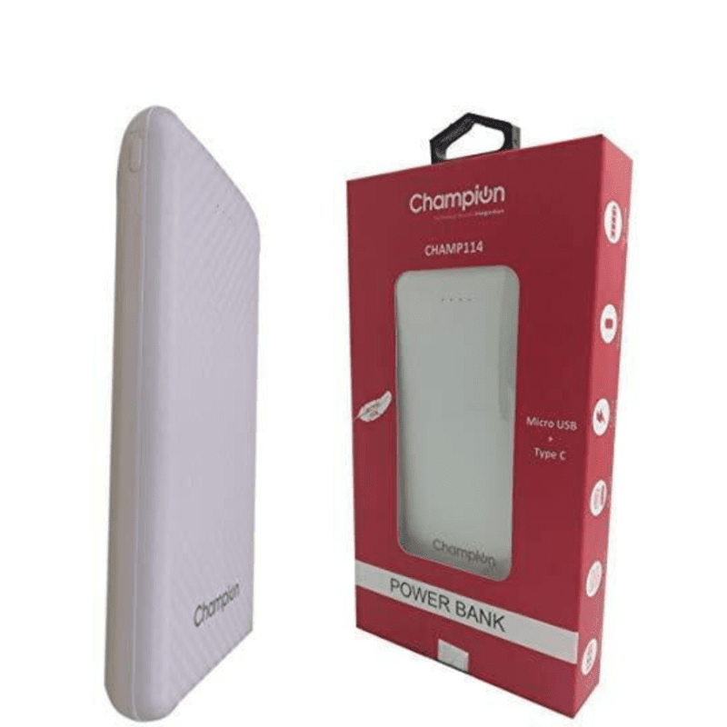 Champion Power Bank 10000mAh – High Capacity Portable Charger with Fast Charging - Image 3