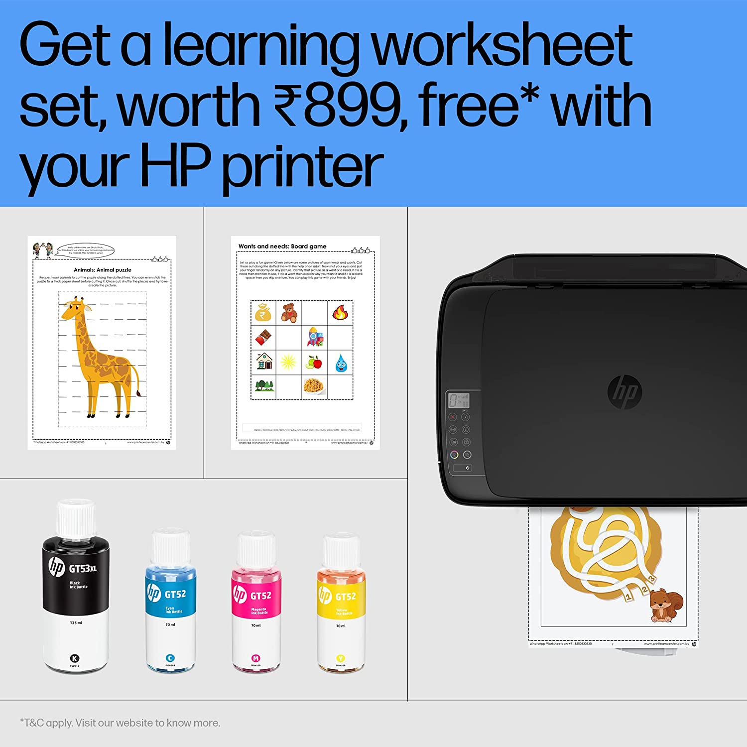HP Ink Tank 415 All-in-one WiFi Colour Printer with Upto 6000 Black and 8000 Colour Pages Included in The Box. - Print, Scan & Copy for Office/Home (Black) - Image 5