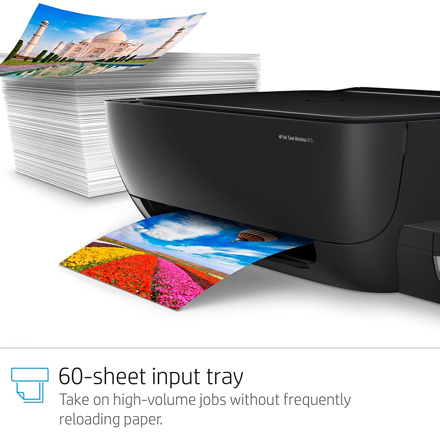 HP Ink Tank 415 All-in-one WiFi Colour Printer with Upto 6000 Black and 8000 Colour Pages Included in The Box. - Print, Scan & Copy for Office/Home (Black) - Image 6