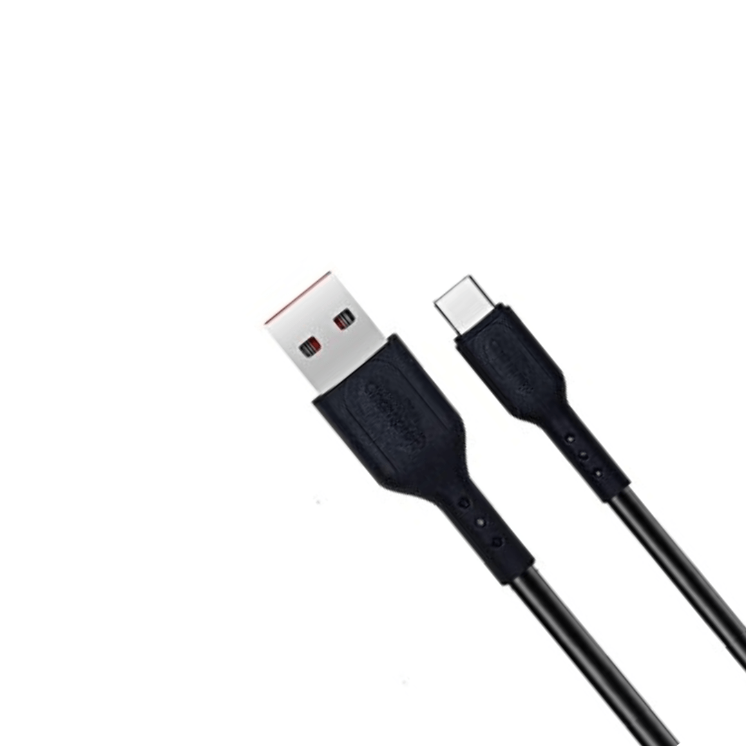 Champion USB to Type-C 3Amp Data Sync & Charging Cable PVC 1M for all Android & Type-C Devices (Black) - Image 3