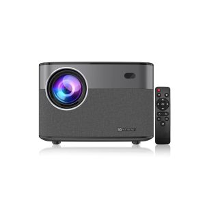 Portronics Beem 300 Wi-Fi Multimedia LED Projector with 250 Lumens, Built-in Speaker, Screen Mirroring, 2.4Ghz Wi-Fi Connectivity (Black)