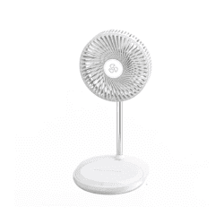 USB Mini Fans 2 in 1 Table Phone Stand With Fast Wireless Charger