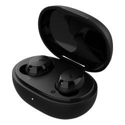Philips TAT1235BK 1 Philips TAT1235BK True Wireless In-Ear Earbuds with Mic – Bluetooth, Black, 18H Playtime, Touch Controls, IPX5 Water Resistant, Secure Fit, Voice Assistant Support