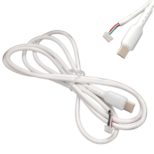 Champion Startek Type-C Data Cable for Fingerprint Scanner Biometric (White) - Image 2