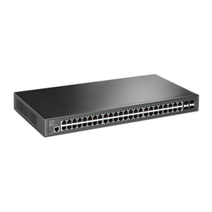 JetStreamâ„¢ 52-Port Gigabit L2 Managed Switch, 48 Gigabit RJ45 Ports, 4 Gigabit SFP Slots