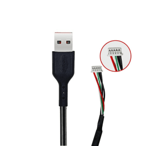 Champion Mantra USB Cable for Fingerprint Scanner Biometric Cable (Black)