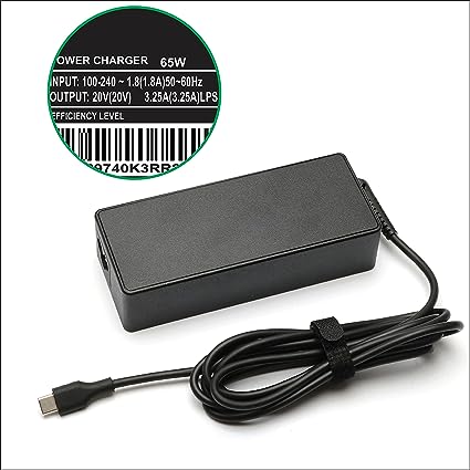 Lappy Power Laptop Adapter 65W 5-20V/3.25A For Toshiba, HP, Dell, Lenovo, Acer (USB Type-C) - Compatible - Image 2