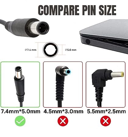 Lappy Power Laptop Adapter 65W 19.5V/3.34A For Dell Laptops (Pin Size 7.4*5.0mm) - Compatible - Image 3