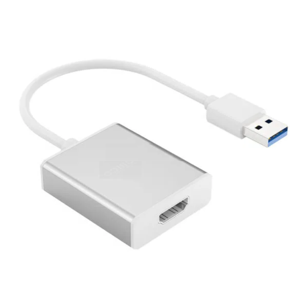 USB 3.0 to HDMI Adapter 1080P Video Converter for Windows PC, Laptop, HDTV & Projector (White) - Image 3